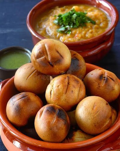 Litti Pockets with Baigan Bharta Litti Chokha